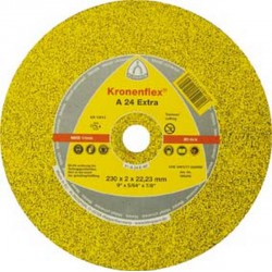 Meule à tronçonner droite A24 Extra 230x3mm KLINGSPOR 1 PCS