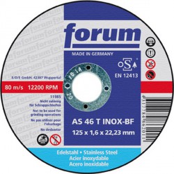 Disque à tronçonner, usinage acier inoxydable, Ø x Épais. : 230 x 1,9 mm, Modèle Coudé, Vitesse maxi. 6600 tr/mn