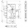 Serrure à mortaiser anti-panique PZ65/72/920rd PAF-BB-2320 DLERmatt