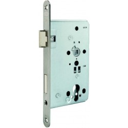 Serrure à mortaiser OT B-0515PZD65E72VK8 20 rond inox matt