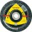 Disque à ébarber A 24 R Supra pour l'usinage de l'acier, Ø x Épais. : 180 x 8,0 mm, Modèle Coudé, Vitesse maxi. 8500 tr/mn