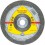 Disque à ébarber A 46 N Supra pour l'usinage de l'aluminium, Ø x Épais. : 180 x 8,0 mm, Modèle Coudé, Vitesse maxi. 8500 tr/mn