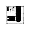 Serrure meuble 1732:15mm gauche