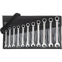 Set clé mixte Taille 11 unités coubé 8-19mm FORTIS