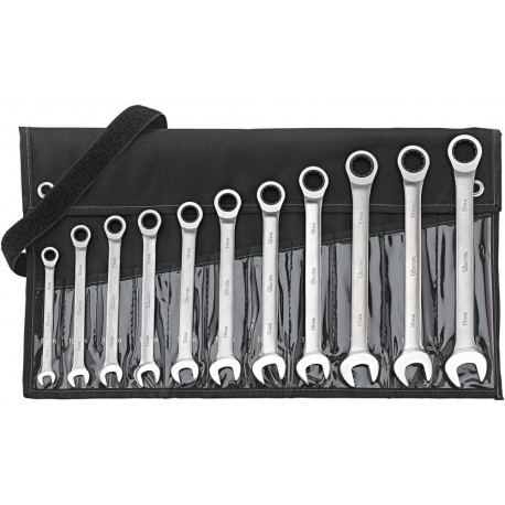 Set clé mixte Taille 11 unités coubé 8-19mm FORTIS