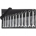 Set clé mixte Taille 11 unités coubé 8-19mm FORTIS