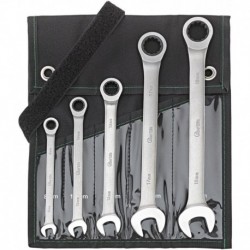 Set clé mixte Taille 5 unités coubé 8-19mm FORTIS