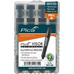 Set de mine pour marqueur permanent VISOR VISOR Industrial noir Pica