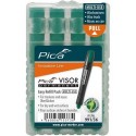 Set de mine pour marqueur permanent VISOR VISOR Industrial vert Pica