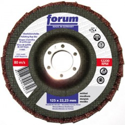Meule-éventail non-tissée Ø 115 mm (13300 tr/mn), bombée, Degré de finesse : très fin