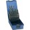 Jeu de forets hélicoïdaux, coffret plastique, en acier à coupe rapide, type N, DIN 338, rectifié, Ø h8 : 1,00-10,50 mm, Nombre de forets 24 pièces