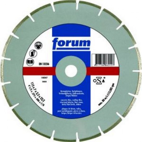 Meule tronçonneuse diamantée, soudée au laser, avec concentration diamantée moyenne, Ø x alésage : 150 x 22,23 mm, Taille de segment H x l 10 x 2,6 mm