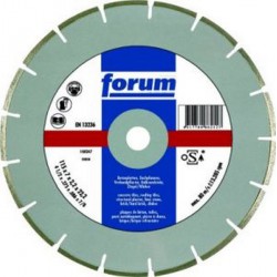 Meule tronçonneuse diamantée, soudée au laser, avec concentration diamantée moyenne, Ø x alésage : 300 x 25,24 mm, Taille de segment H x l 10 x 3,1 mm