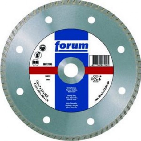 Meule tronçonneuse diamantée, vitrifiée, à fins d'utilisation multiples, dans une coupe à sec, Ø x alésage : 230 x 22,23 mm