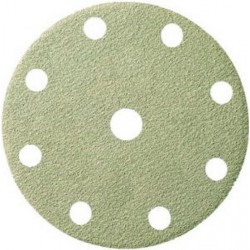 Disque abrasive auto-agrippante pein150mm K240 9 trous FORUM (Par 100)