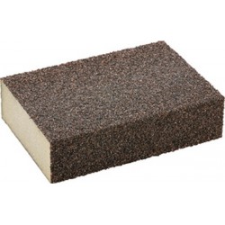 Éponge abrasive, Degré de finesse : moyen, Grain 60 (par 10) 