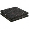 Granules de caoutchouc découpées 100x100mm 20mm dur