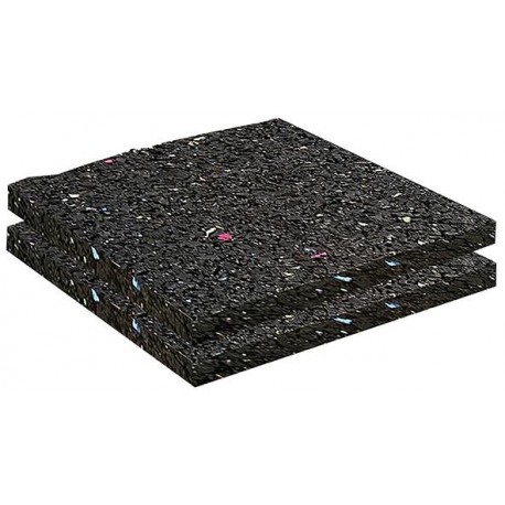 Granules de caoutchouc découpées 200x200mm 10mm dur