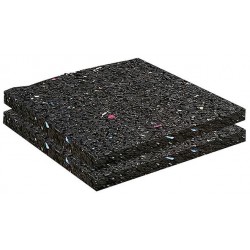 Granules de caoutchouc découpées 200x200mm 15mm dur