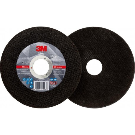 Disque de coupe argent Line 125x1,0mm droit 3M