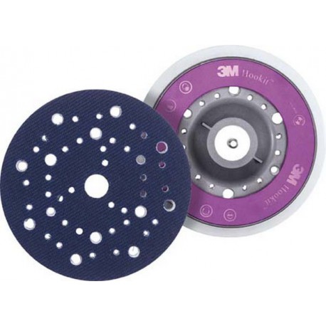 Plateau pour meules auto-agrippantes Hookit (TM), Fixation : 5/16'', Modèle Soft, Ø 150 mm
