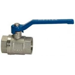 Vanne boisseau sphérique valve line laiton F1/4" 2 filetages femelles RIEGLER 1 PCS