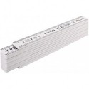 Mètre pliant (plastique) 2m, 10 Glieder, 16mm brei