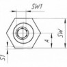 Crampon de bridage à vis excentrique pour dispositif de serrage M4 MITEE-BITE 1 PCS