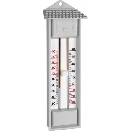 Thermomètre plastique gris