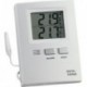 Thermomètre Max-Min. électronique plastique, Blanc
