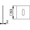 Paire rosette porte E848NS-OB F69 , 35-45