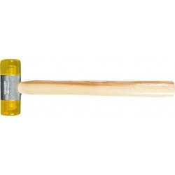 Marteau plastique jaune 40mm Taille5 FORTIS