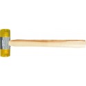 Marteau plastique jaune 40mm Taille5 FORTIS