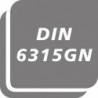 Bride de serrage DIN6315GN 9x100mm AMF 1 PCS