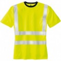 T Shirt haute visibilté HOOGE,jaune fluo, Taille S