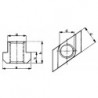 Ecrou T "Rhombus" M24X28mm AMF