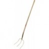 Fourche 33925 3 dents 30X30 gold, avec manche hêtre