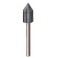 Porte-capuchon abrasif, forme G, Ø x hauteur : 7 x 13 mm, Ø de tige 3 mm, Vitesse maxi. 65000 tr/mn