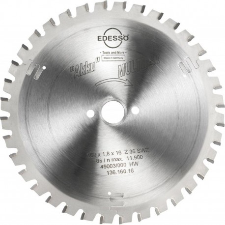 Lame carbure Akku 160x1,8x16mm Z36 SWZ