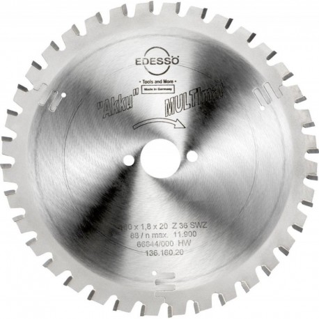 Lame carbure Akku 160x1,8x20mm Z36 SWZ