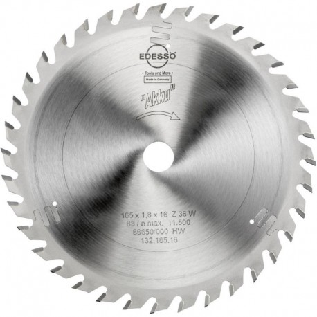 Lame carbure Akku 165x1,8x16mm Z36 W