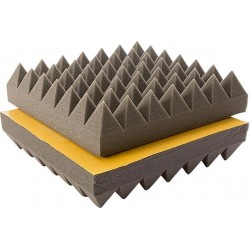Mousse PE Pyramide 1000x500x70mm - 2 Pièces
