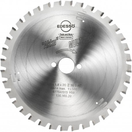 Lame carbure Akku 165x1,8x20mm Z36 SWZ