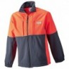 Veste Softshell,Taille3XL, gris anthrazite/rouge fluo