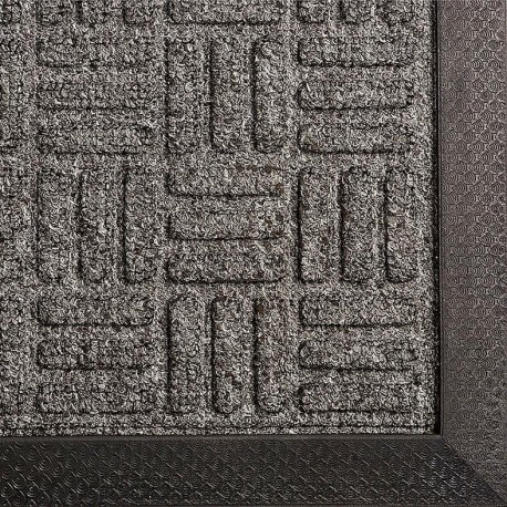 Tapis d'entrée en caoutchouc 8mm Turtle 1500x900mm gris