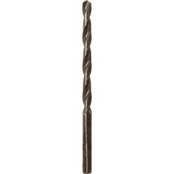Foret hélicoïdal avec queue cylindrique longue, en acier à coupe rapide, type N, DIN 340, laminé, surface sans revêtement, Ø h8 : 5,10 mm