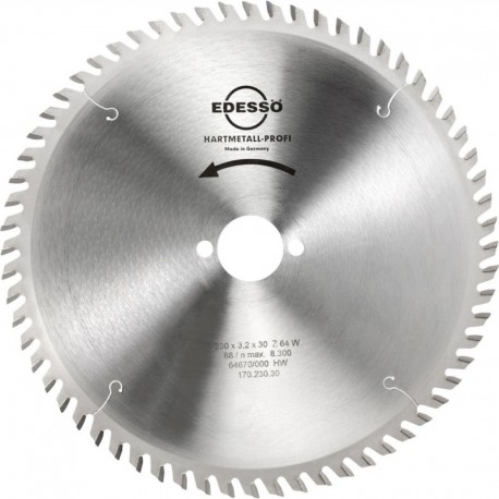 Lame carbure Profi 230x3,2x30mm Dent 64 W