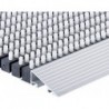 Tapis d'entrée en aluminium 22mm 800x500mm gris