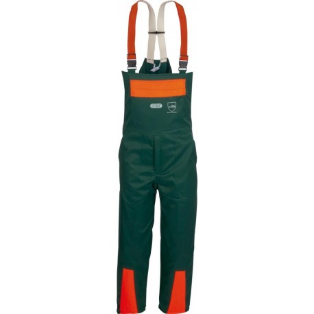 Salopettes FJ Des.A,Cl.1,48,vert/orange