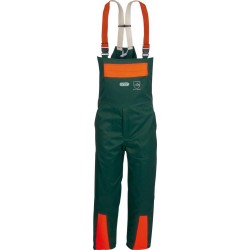 Salopettes FJ Des.A,Cl.1,62,vert/orange